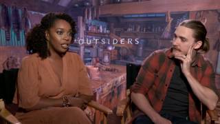 Outsiders Interview Christina Jackson and Kyle Gallner