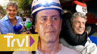 Anthonys MOST OUTRAGEOUS Adventures  Anthony Bourdain No Reservations  Travel Channel