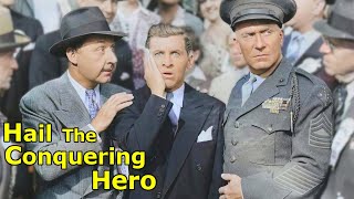 Hail The Conquering Hero 1944 1440p   Eddie Bracken  Ella Raines  William Demarest  ComedyWar