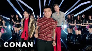 JY Park Fire feat Conan OBrien  Steven Yeun  Jimin Park Official MV  CONAN on TBS