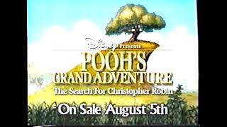 Disneys Poohs Grand Adventure The Search for Christopher Robin VHS TrailerAd  1997
