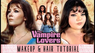 Playing Dress Up  Hammer Glamour The Vampire Lovers 1970 Ingrid Pitt Makeup  Hair Tutorial
