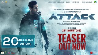 Attack  Official Teaser  John A Jacqueline F Rakul Preet S  Lakshya Raj Anand  Jan 28th