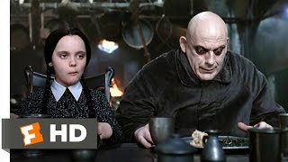The Addams Family 310 Movie CLIP  Dinner Conversation 1991 HD