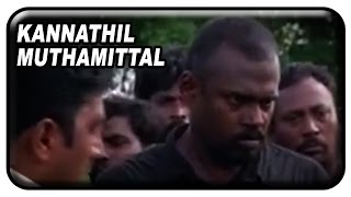 Kannathil Muthamittal Tamil Movie Scenes  Pasupathy captures Madhavan  Mani Ratnam  AR Rahman