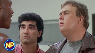 John Candy and Eugene Levy Shake Down a Gym Bro  Armed and Dangerous 1986  Now Playing