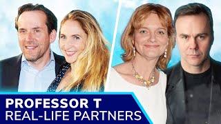 PROFESSOR T ITV Cast RealLife Partners  Ben Miller Juliet Aubrey Sarah Woodward Barney White