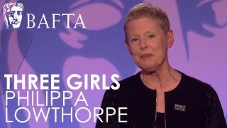 Philippa Lowthorpe wins Director Fiction for Three Girls  BAFTA TV Craft Awards 2018