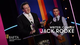 Jack Rooke wins Writer Comedy for Big Boys  BAFTA TV Craft Awards 2024