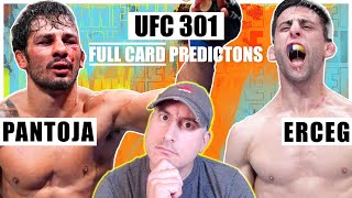 UFC 301 Pantoja vs Erceg FULL CARD Predictions and Bets