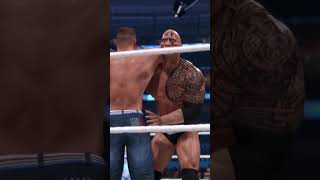 WWE Highlights The Rock vs John Cena Faceoff  WWE Championship wwe2k24 wwe wrestlemania therock