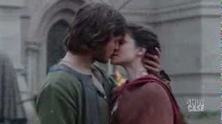 A kiss before the battle  World Without End 1x08 scene Caris and Merthin