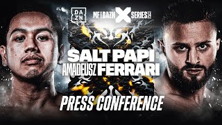 MISFITS x DAZN X SERIES 014 SALT PAPI VS AMADEUSZ FERRARI PRESS CONFERENCE LIVESTREAM