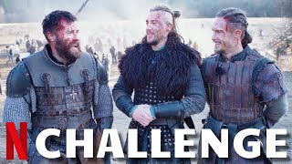 The Cast Of THE LAST KINGDOM SEVEN KINGS MUST DIE Plays The Best Friends Challenge  Netflix