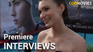 Young Woman and the Sea 2024 LA Premiere Interviews