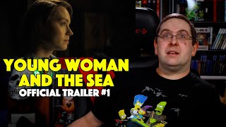 REACTION Young Woman and the Sea Trailer 1  Daisy Ridley Movie 2024