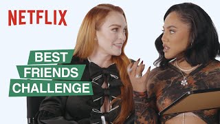 Lindsay Lohan and Ayesha Curry take the BFF Challenge  Irish Wish  Netflix