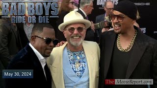 BAD BOYS RIDE OR DIE Hollywood premiere Will Smith Martin Lawrence cast  crew  May 30 2024 4K