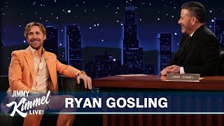 Ryan Gosling Makes Awesome Stunt Entrance  Talks Im Just Ken Oscars Performance  The Fall Guy