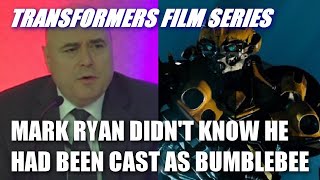 Transformers Bumblebee and Jetfire Voice Actor Mark Ryan Didnt Know He Was Cast as Bumblebee