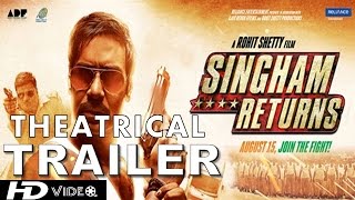 Singham Returns Official Theatrical Trailer  Ajay Devgn  Kareena Kapoor