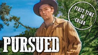 Pursued  COLORIZED  Cowboys  Full Western Movie