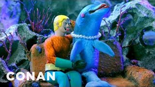 Seth Green Reveals Aquamans Pathetic Reality  CONAN on TBS