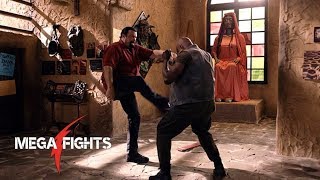 China Salesman  Mike Tyson vs Steven Seagal  Great Fight Scene HD