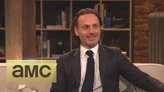 Andrew Lincoln on His Throat Stunt Episode 416 Talking Dead