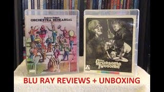 Gruesome Twosome  Fellinis Orchestra Rehearsal BLU RAY REVIEWS  Unboxing  Arrow AcademyVideo