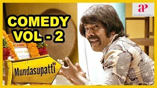 Mundasupatti Movie Comedy Scenes  Part 2  Vishnu Vishal  Kaali Venkat  Ramdoss  Nandita
