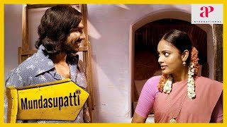 Mundasupatti Movie Comedy Scene  Nandita confess her love to Vishnu Vishal  Kaali Venkat  Ramdoss