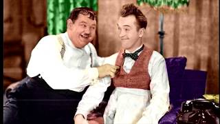 Laurel  Hardy Our Wife1931  Behind The Scenes COLOR Best Comedians YouTube