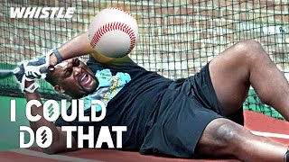 Spice Adams Tries 250 MPH FASTBALL Challenge   ft Stanley Anderson