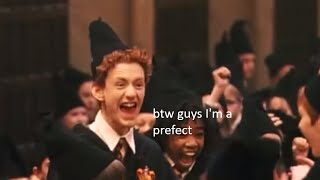 percy weasley being pompous for 3 minutes straight