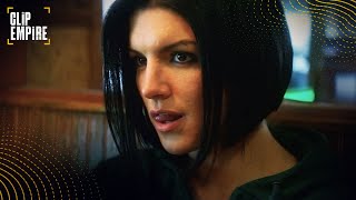 Fight in the Cafe Gina Carano Channing Tatum  Haywire