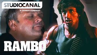 Rambos Final Standoff with the Sheriff  Rambo I with Sylvester Stallone  Brian Dennehy