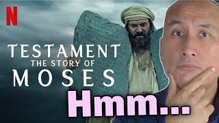TESTAMENT THE STORY OF MOSES Netflix DocuDrama Miniseries Review 2024