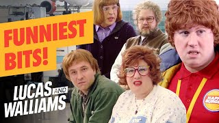 LIVE  COME FLY WITH ME S1  ALL THE FUNNIEST BITS  Lucas and Walliams