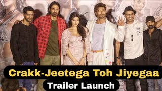 Crakk Jeetega Toh Jiyegaa Trailer Launch  Vidyut Jammwal Arjun Rampal Nora Fatehi Aditya Datt