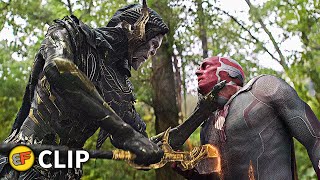 Vision  Captain America vs Corvus Glaive  Avengers Infinity War 2018 IMAX Movie Clip HD 4K