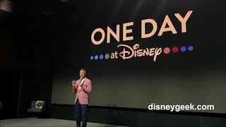 D23 Expo 2019 Disney  One Day at Disney Announcement