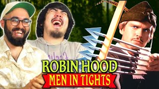 We had a blast watching ROBIN HOOD MEN IN TIGHTS First time watching reaction