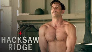 I Have A Knife in My Foot Sarge Scene  Hacksaw Ridge