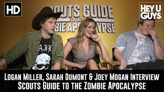 Logan Miller Sarah Dumont  Joey Morgan Exclusive Interview  Scouts Guide to the Zombie Apocalypse