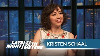 Kristen Schaal on Her Gassy Love Scene with Will Forte  Late Night with Seth Meyers