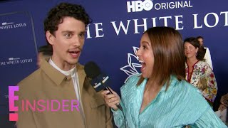 Adam DiMarco Says White Lotus S2 Cast Is SO HOT  E Insider