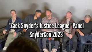 Zack Snyders Justice League SnyderCon Panel  Zack Snyder Ben Affleck Ray Fisher Chris Terrio