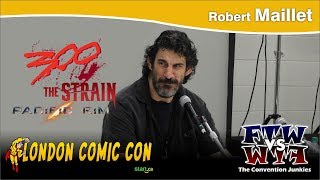 Robert Maillet WWE 300 The Strain Pacific Rim Deadpool 2 London Comic Con Full Panel