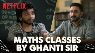 Abhishek Bachchan Learns Maths From iamchotemiyan  Dasvi  Netflix India